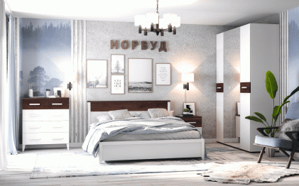 Норвуд 33 Кровать 1400*2000 с п/мех