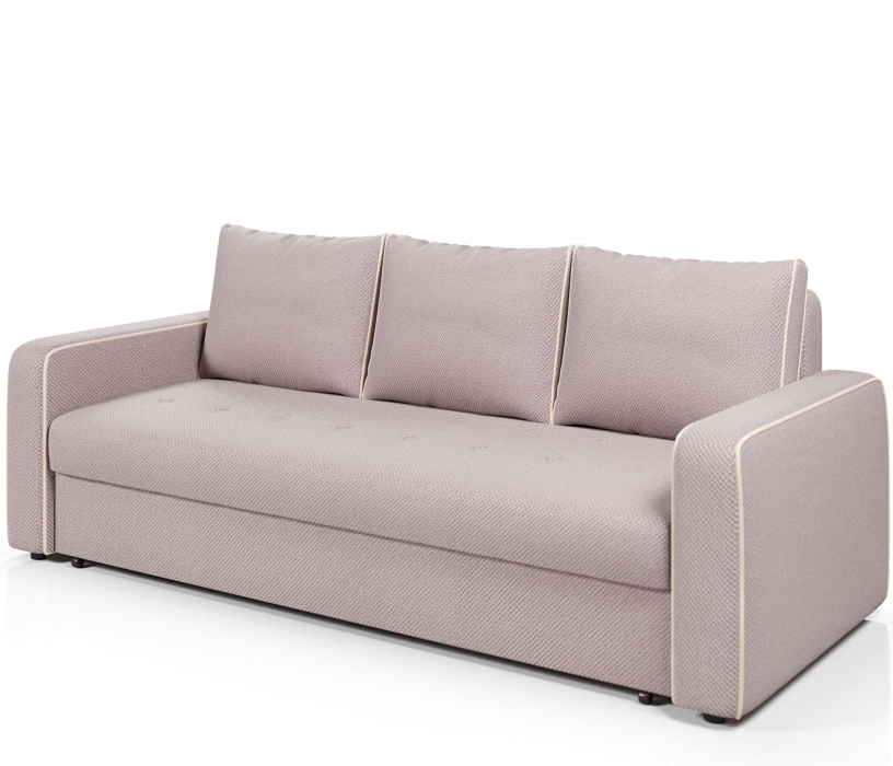 Диваны еврокнижки, Диван-кровать прямой Атланта с кантом еврокнижка,велюр