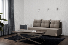 Диваны еврокнижки, Прямой диван Сияние,еврокнижка,велюр