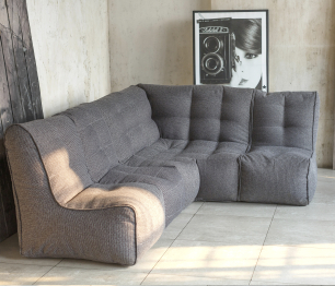 Модульный диван SHAPE (бескаркасный) угловой +3