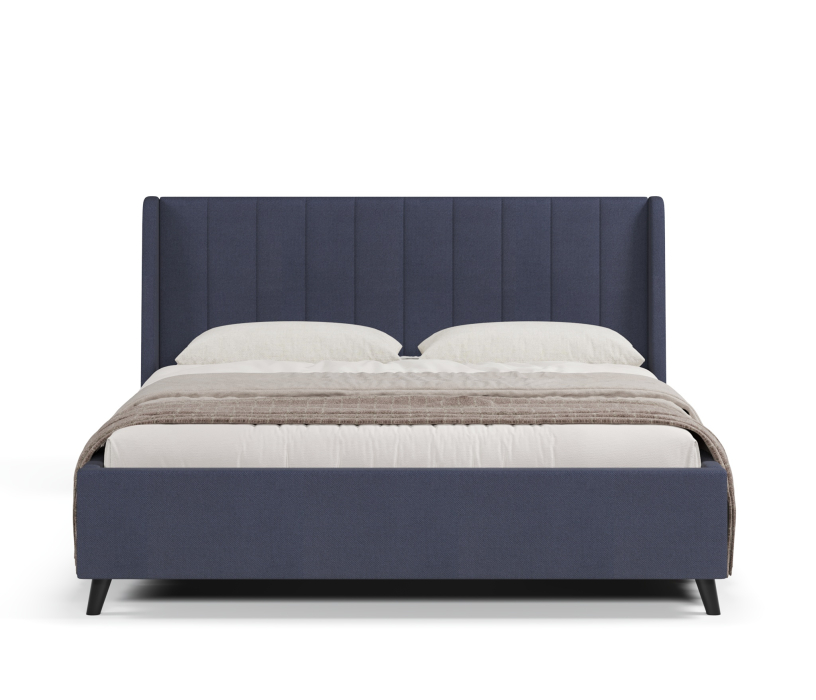 Мягкая кровать, Кровать Милла 180, велюр