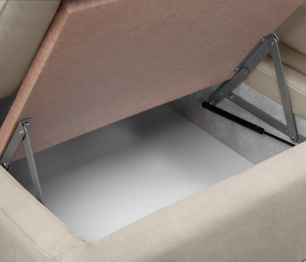 Модульный угловой диван Борнео со спальным местом, велюр