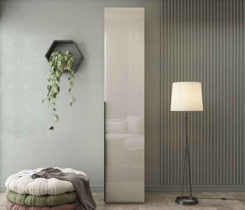 Шкафы одностворчатые, Шкаф 1-дверный с полками, 45 см Люкс