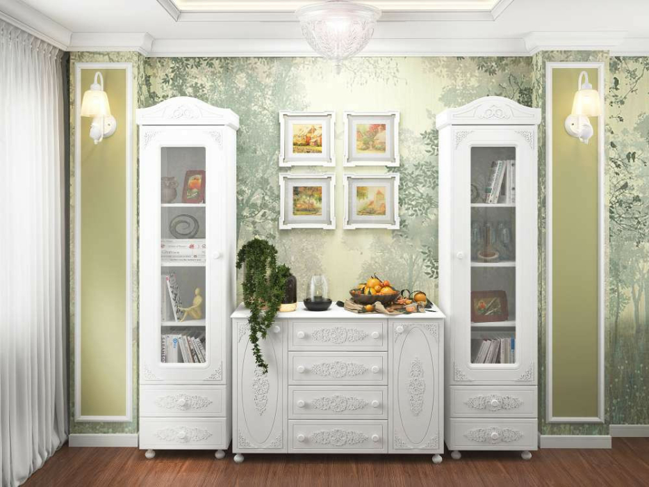 Стенки для гостиной, Гарнитур для гостиной Ассоль 22