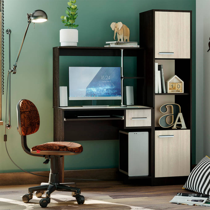 Прямые компьютерные столы, Стол компьютерный Дебют