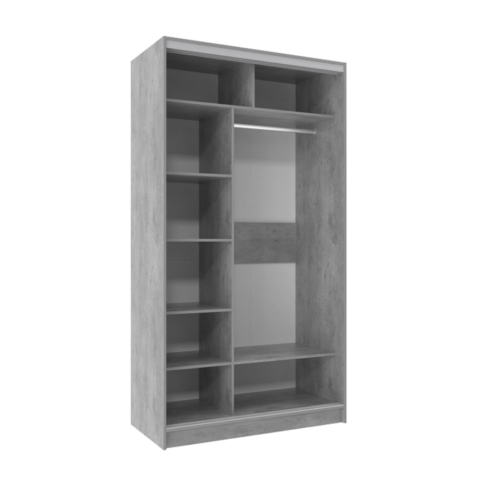 Шкафы-купе 2-х дверные, Шкаф-купе 2-дв  Домашний 1200 лдсп/лдсп  (в2295*ш1232*г595)