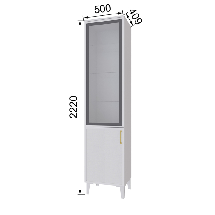 Стенки для гостиной, Гостиная модульная Толедо. Белый. Комплект 1