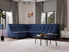 Диваны угловые в гостиную, Угловой Диван Монако-3 ППУ, велюр