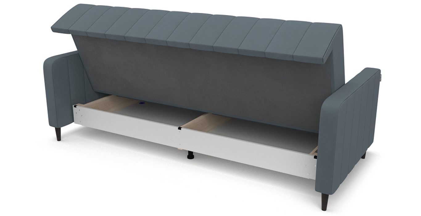 Диваны еврокнижки, Диван-кровать Берген Lux, велюр