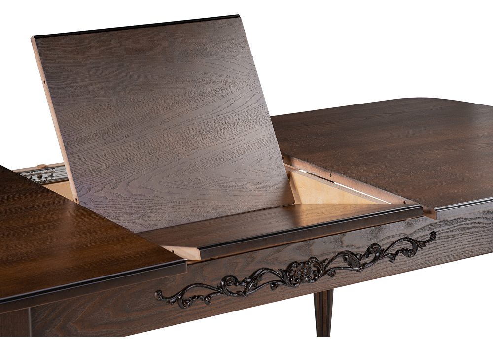 Обеденные столы, Стол деревянный Бевье орех темный/орех