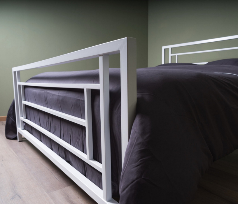 Кровати 140 см, Кровать в стиле лофт Орландо 1.4