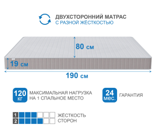 Столлайн / Матрас Тропикана-Феникс 800х1900