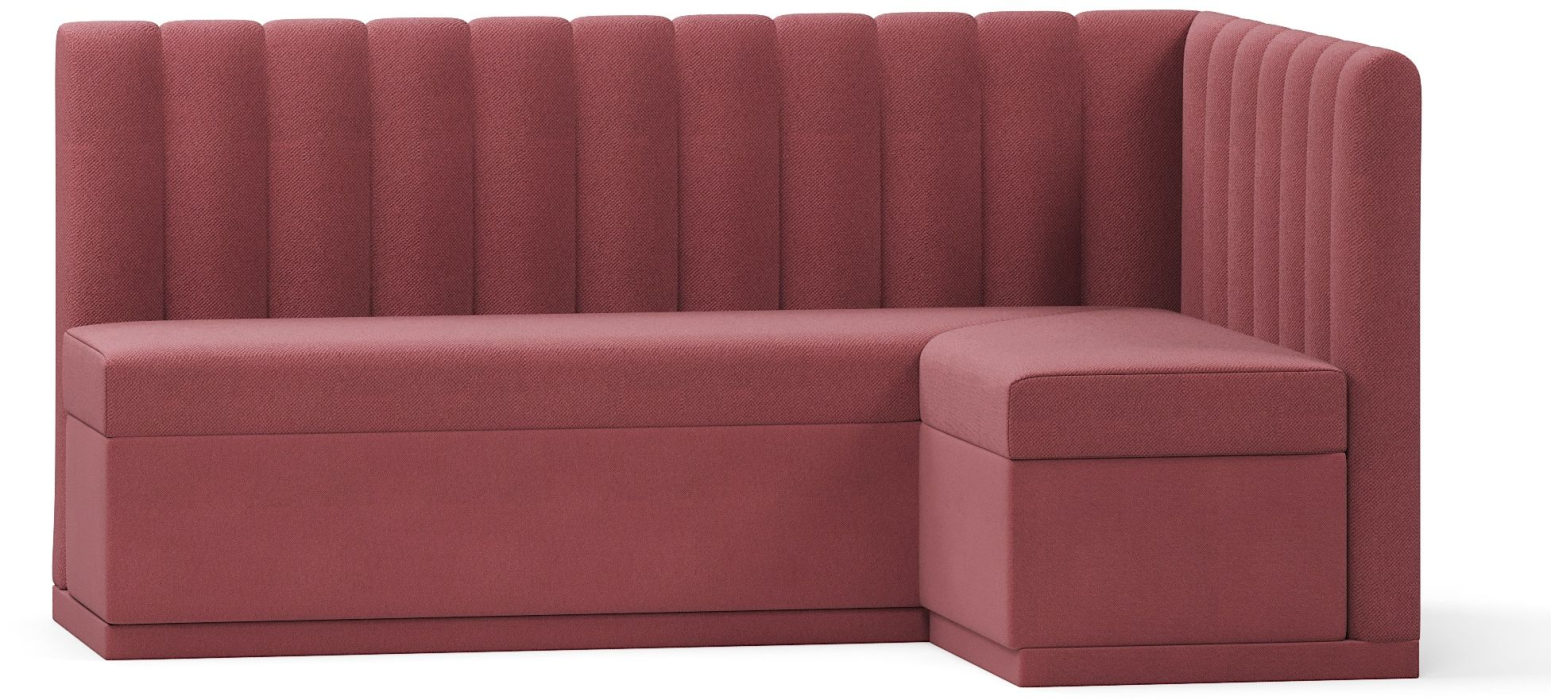 Диваны угловые, Кухонный угловой нераскладной диван Кафф, велюр