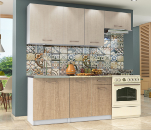 Кухонный гарнитур Бланка СТЛ.218.00Р1