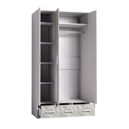 Шкаф для одежды и белья Айрис 444