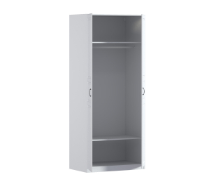 Шкаф двухдверный Макс 1000 мм, вариант №1 (ЛДСП/МДФ)