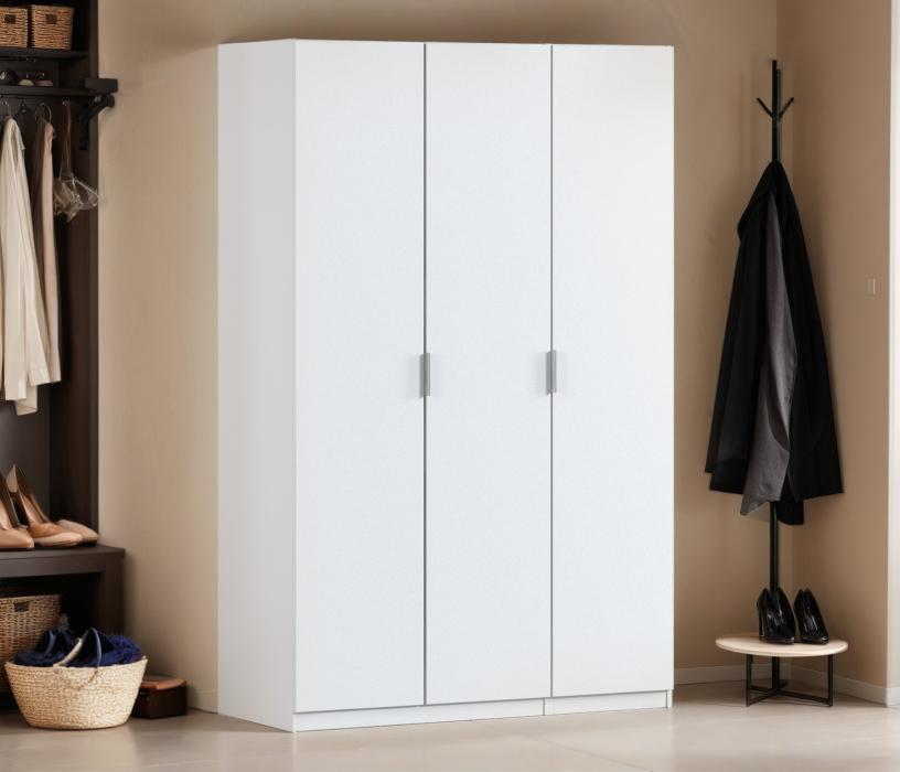 Для одежды, Шкаф трехдверный Макс 1500 мм, вариант №2 (ЛДСП/МДФ)