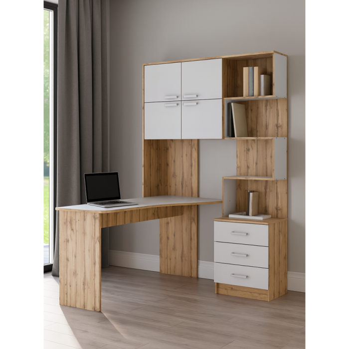 Угловые компьютерные столы, Компьютерный стол Ганор левый