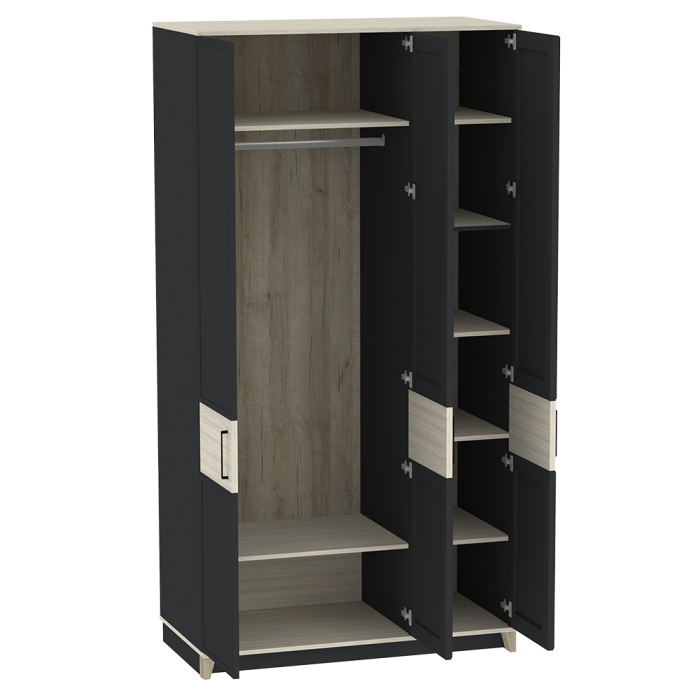 Шкафы распашные, Шкаф для одежды и белья Аурелио 444