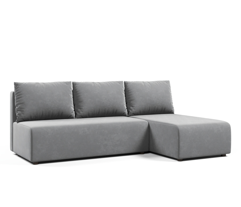 Диваны угловые, Угловой диван-кровать Каир (Комо, Крит), велюр