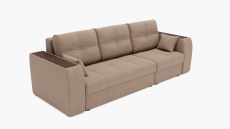 Диваны угловые в гостиную, Угловой диван Сенатор-2 ППУ, велюр