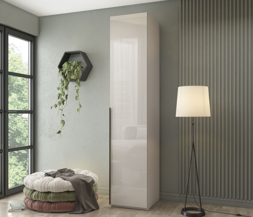 Шкафы одностворчатые, Шкаф 1-дверный с полками, 45 см Люкс