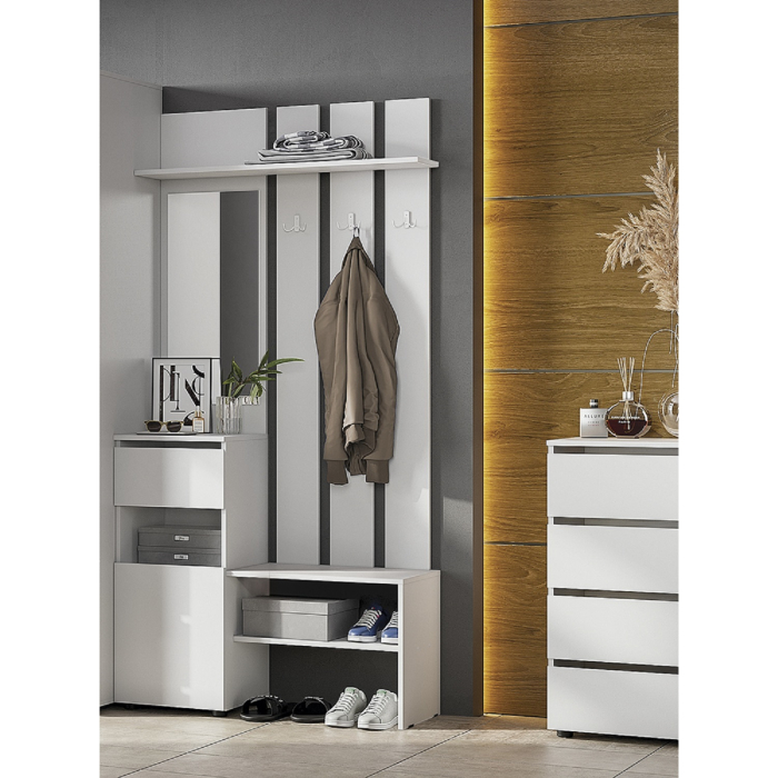 Прихожие, Вешалка с зеркалом Токио