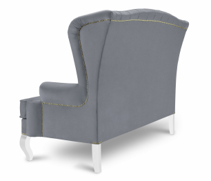 Диван прямой нераскладной  Лорд, микровелюр