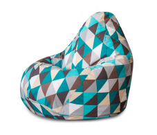 Кресло для отдыха, Кресло Мешок Жаккард 3XL