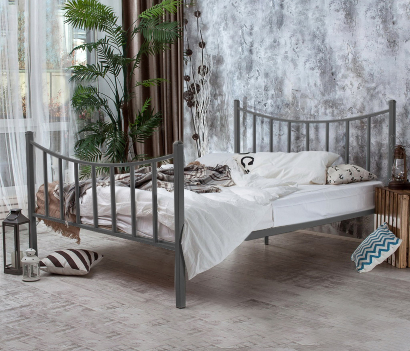 Кровати 160 см, Кровать в стиле лофт Ринальди 1.6