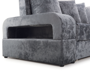 Угловой диван Марго 1 правый, велюр