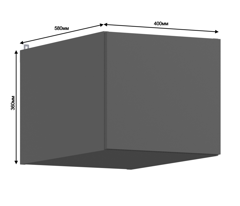 Леон, Леон шкаф навесной 1 дв 40х36 см