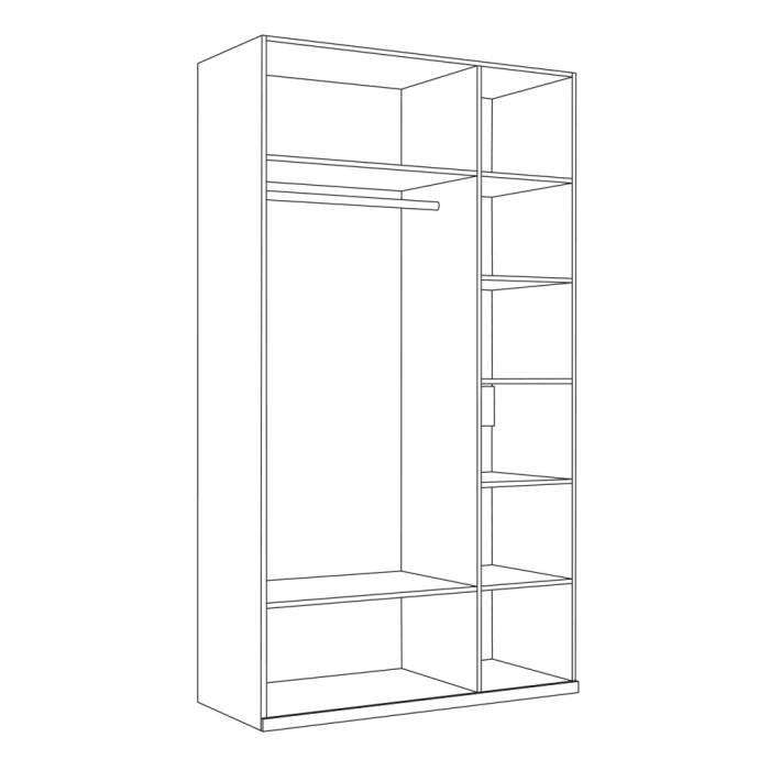 Шкафы распашные, Шкаф комбинированный Валенсия 13.12