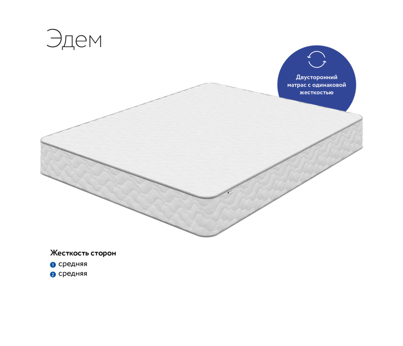 1600 x 2000, Матрас DreamLine Эдем 1600x2000