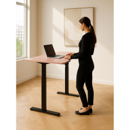 Компьютерный стол Маркос с механизмом подъема 120х75, черный