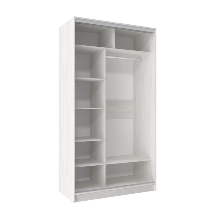 Шкафы-купе 2-х дверные, Шкаф-купе 2-дв  Домашний 1200 зеркало/лдсп  (в2295*ш1232*г595)