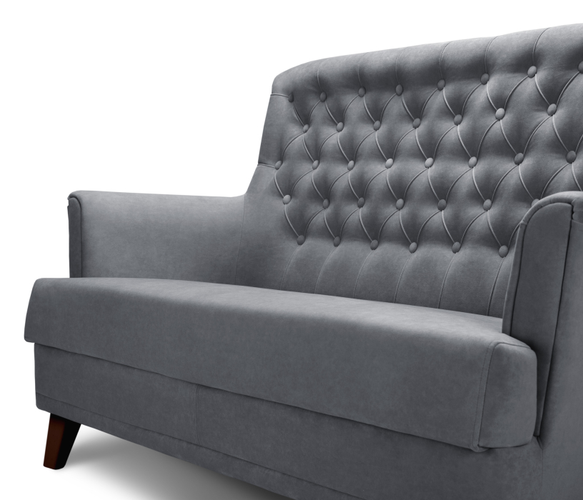 Диваны прямые кухонные, Диван прямой нераскладной Каприз, микровелюр