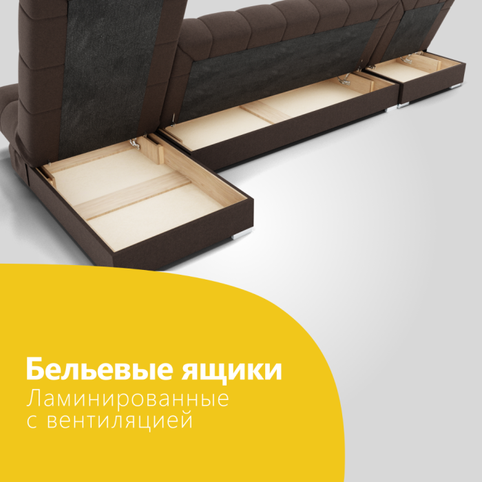 Диваны угловые в гостиную, Угловой диван Фиеста-3 НПБ, велюр