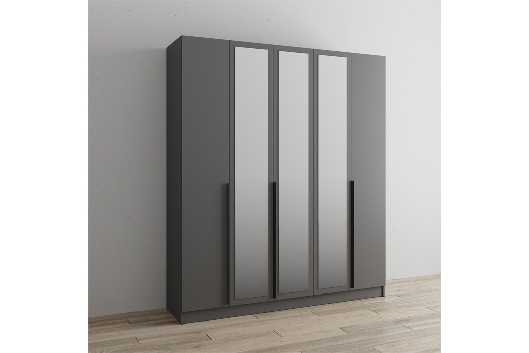 Шкафы распашные, Распашной шкаф с зеркалом Мадрид 2.0