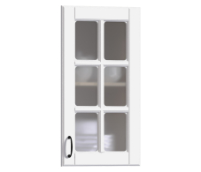 Фасады, Регина фасад для шкафа навесного со стеклом 40х71 см