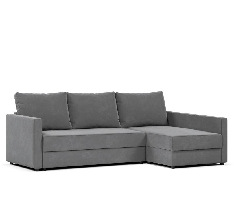 Диваны угловые, Диван угловой Фрисби дельфин, велюр