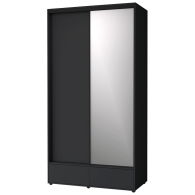 Шкафы-купе 2-х дверные, Шкаф-купе 2-дв  MOD 1200 зеркало/лдсп  (в2390*ш1232*г620)