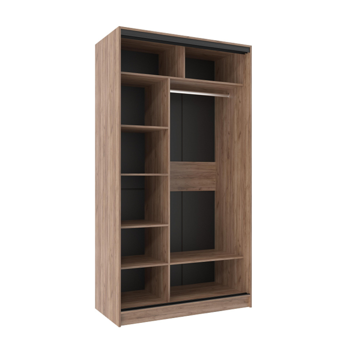 Шкафы-купе 2-х дверные, Шкаф-купе 2-дв  Домашний 1200 лдсп/лдсп  (в2295*ш1232*г595)