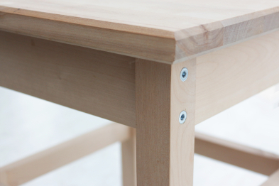 Табурет для кухни деревянный на прямых ножках