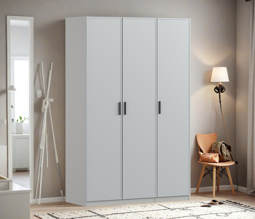 Для одежды, Шкаф трехдверный Макс 1500 мм, вариант №2 (ЛДСП/МДФ)