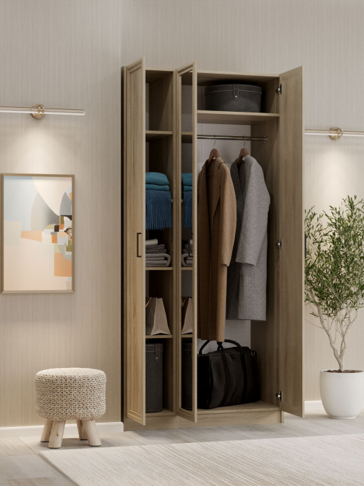 Для одежды, Шкаф распашной МДФ ШК-3М