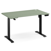 Прямые компьютерные столы, Компьютерный стол Маркос с механизмом подъема 140х80, черный