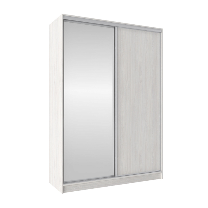 Шкафы-купе 2-х дверные, Шкаф-купе 2-дв  Домашний 1600 зеркало/лдсп  (в2295*ш1600*г595)