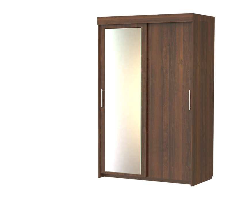 Шкафы-купе 2-х дверные, Шкаф-купе шк-18 двухдверный с зеркалом