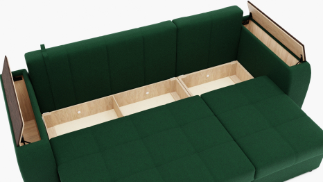 Угловой диван Сенатор-2 ППУ, велюр